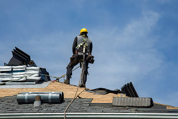Professional Roofing technician working in Premont, TX